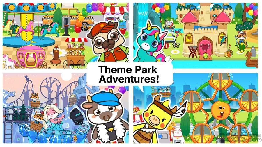 小镇大街宠物假期汉化破解版(main street pets big vacation)下载,小镇大街宠物假期,卡通游戏,儿童游戏